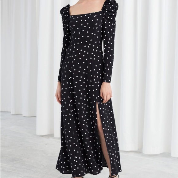 Printed square neck maxi dress - Picture 2 of 7